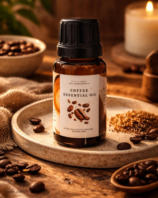 ISVARA Coffee Fragrance Oil – 10ml Rich Aroma Oil for Diffuser, Aromatherapy & Candle Making