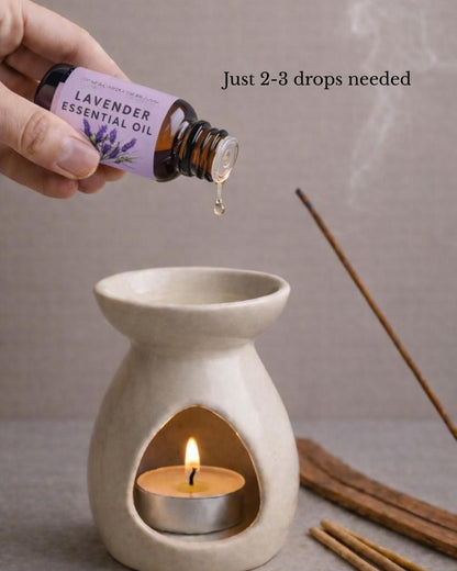 ISVARA Lavender Fragrance Oil – 10ml for Diffuser, Aromatherapy & Candle Making